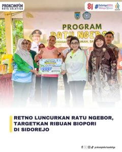 Launching "RATU NGEBOR" - Gerakan Satu Rumah Satu Biopori -
